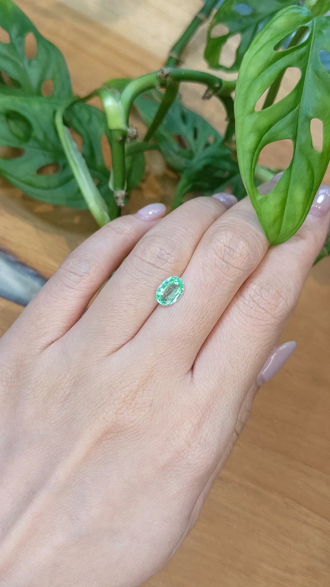 1.26 Ct. Emerald from Nigeria Size Video