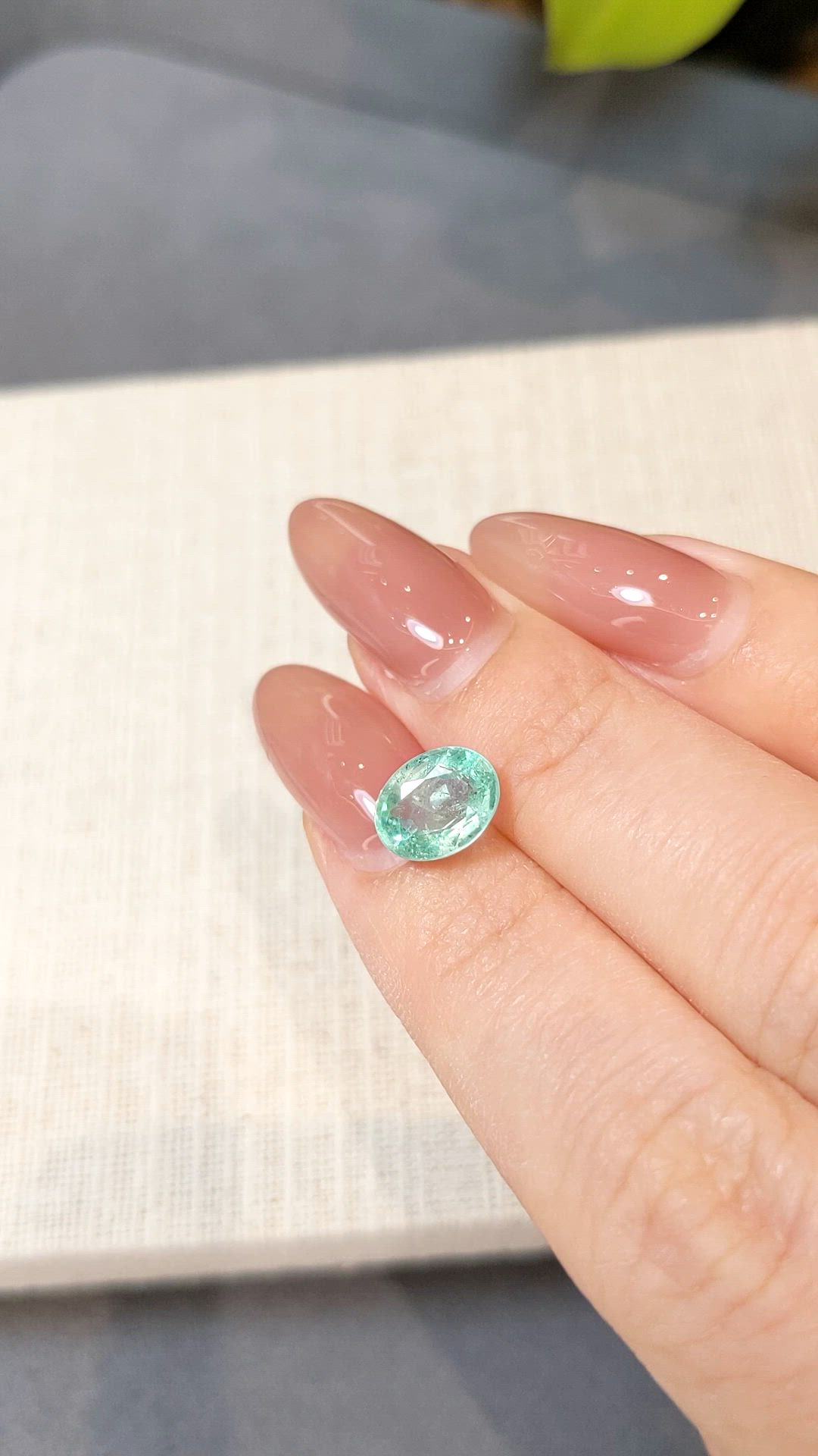 2.19 Ct. Emerald from Nigeria Size Video
