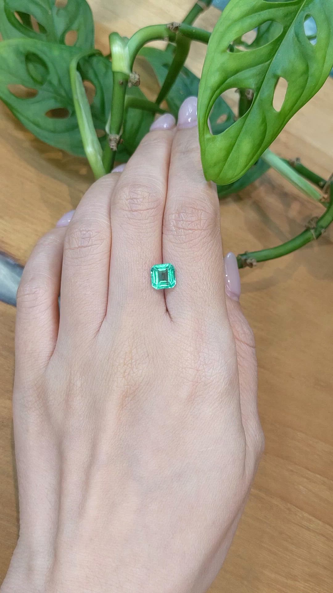1.91 Ct. Emerald from Nigeria Size Video
