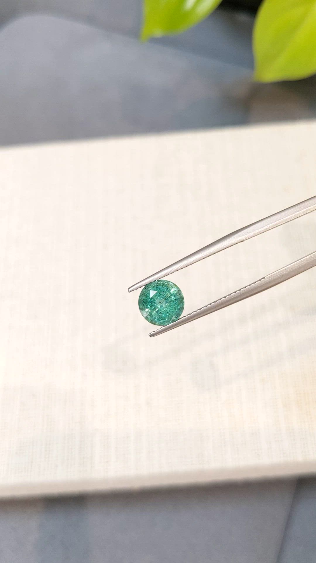 1.67 Ct. Emerald from Zambia Size Video