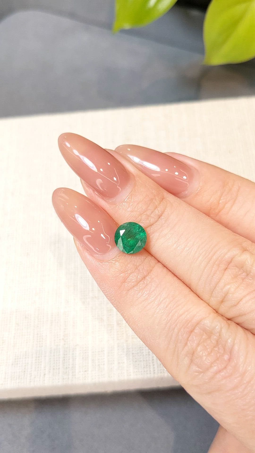 1.45 Ct. Emerald from Zambia Size Video