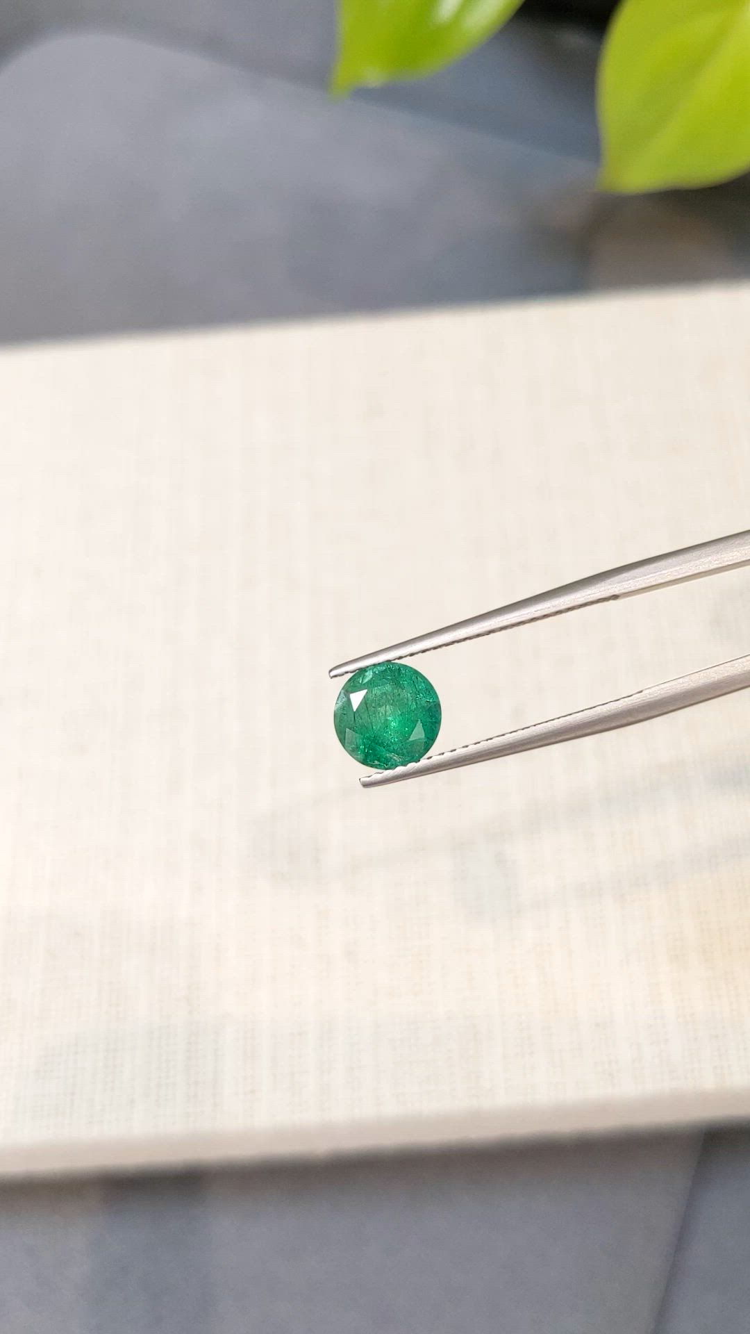 1.45 Ct. Emerald from Zambia Size Video