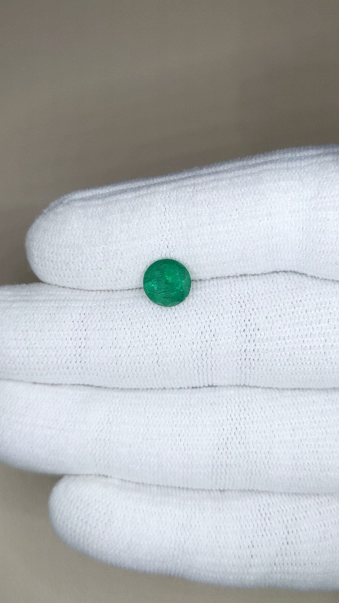 1.45 Ct. Emerald from Zambia Size Video