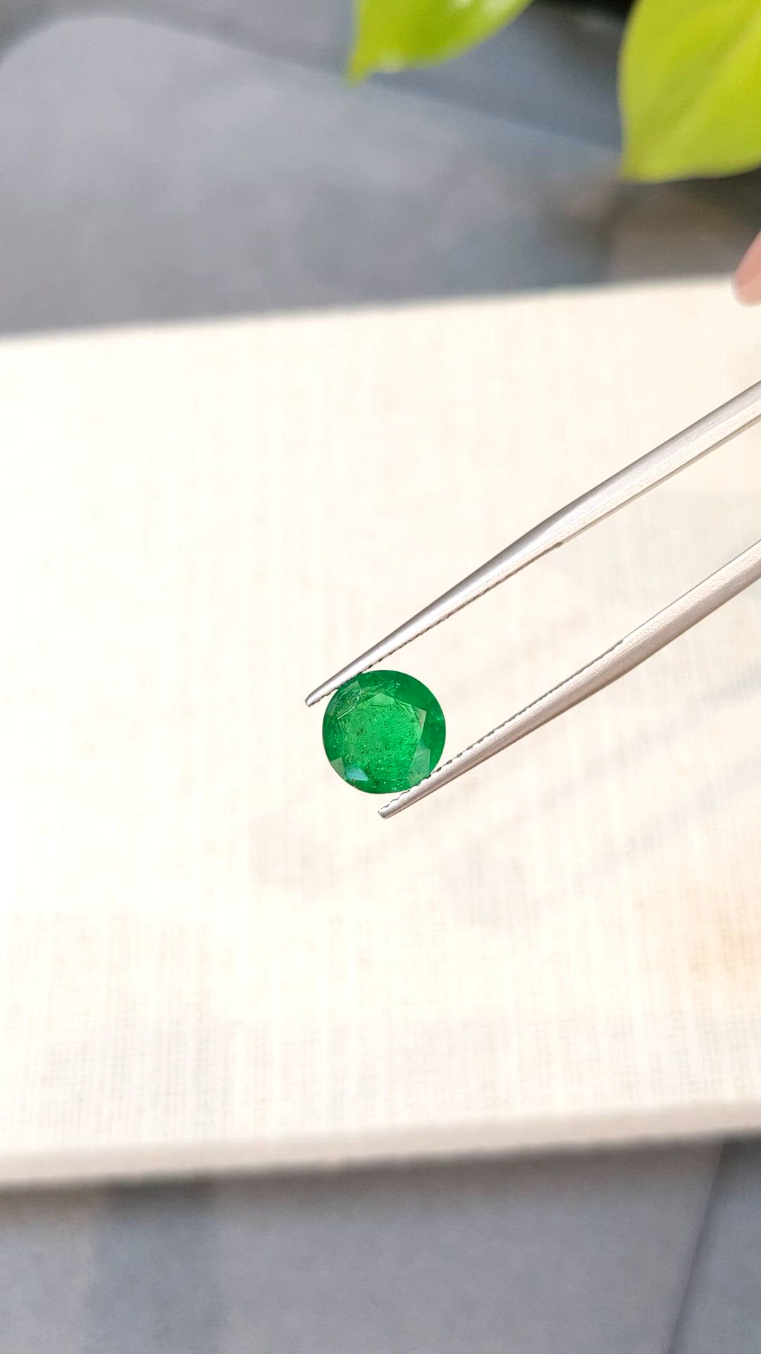 2.12 Ct. Emerald from Zambia Size Video