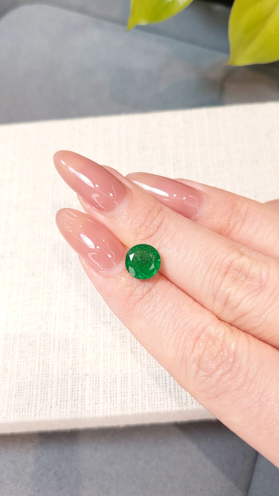 2.12 Ct. Emerald from Zambia Size Video