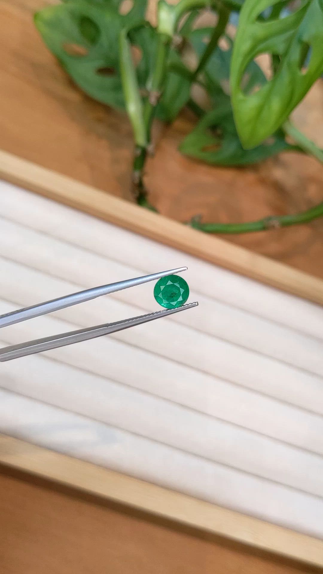 1.75 Ct. Emerald from Zambia Size Video