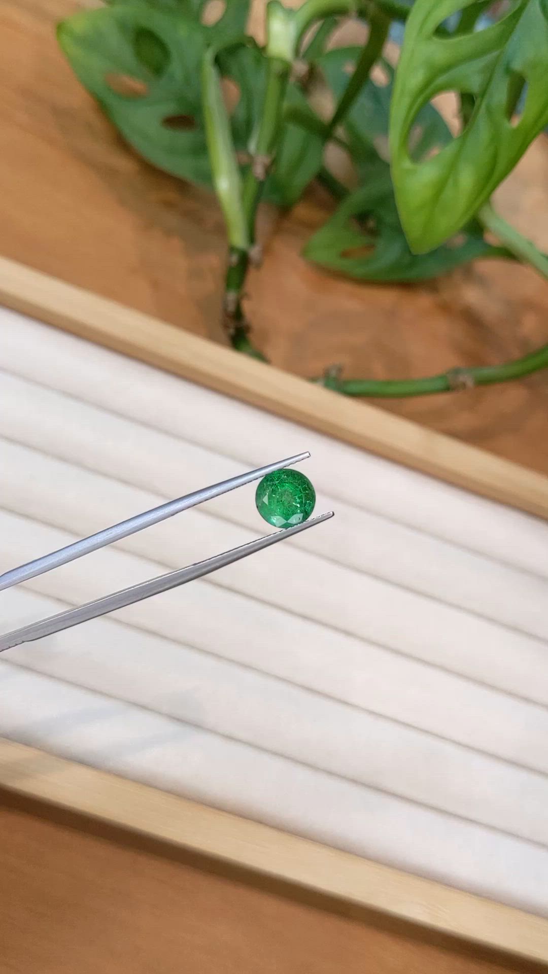 2.06 Ct. Emerald from Zambia Size Video