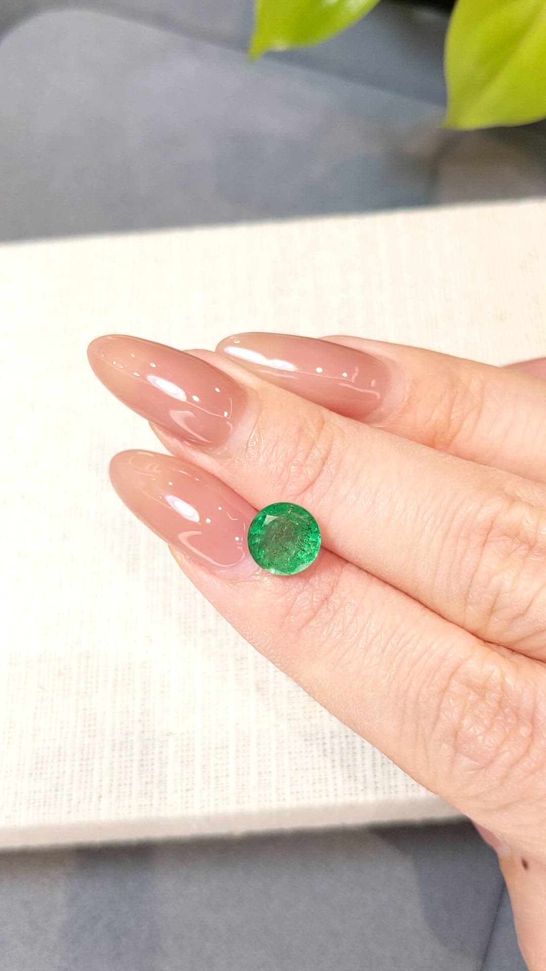 1.92 Ct. Emerald from Zambia Size Video