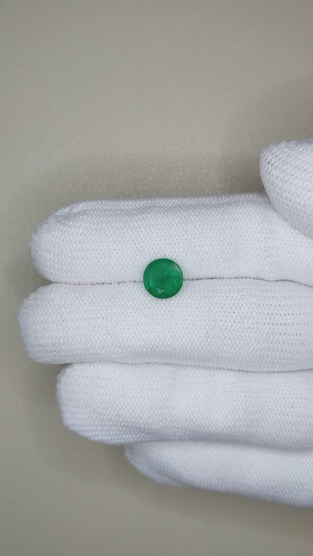 1.45 Ct. Emerald from Zambia Size Video