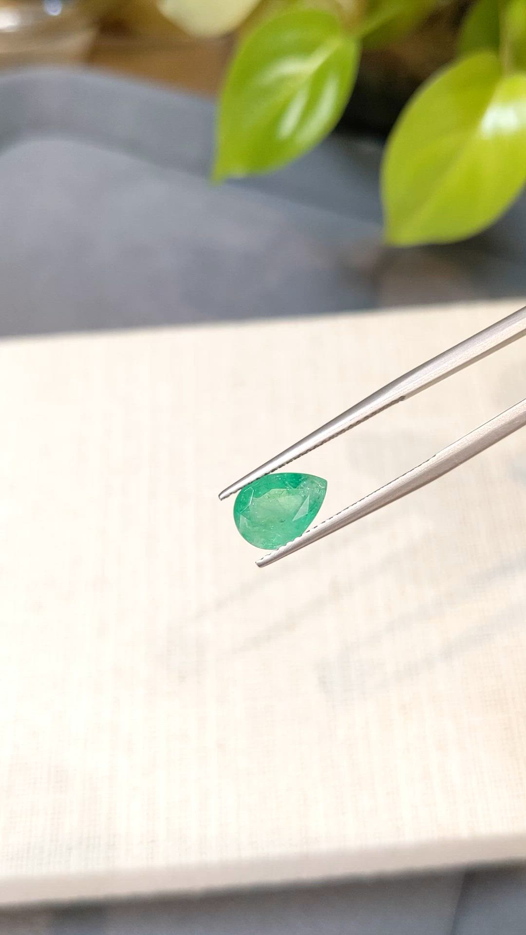 1.70 Ct. Emerald from Zambia Size Video