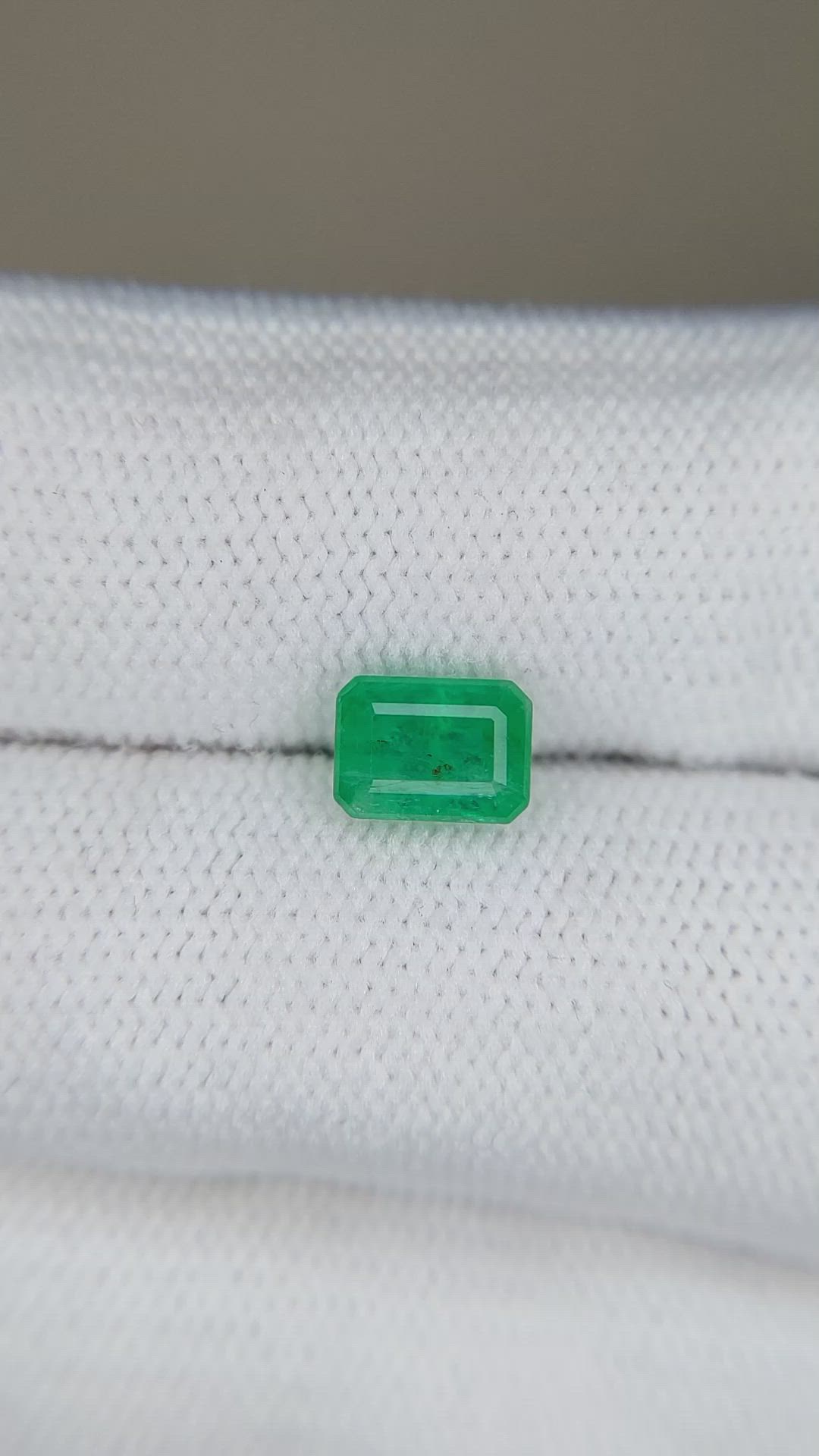 1.20 Ct. Emerald from Zambia Size Video