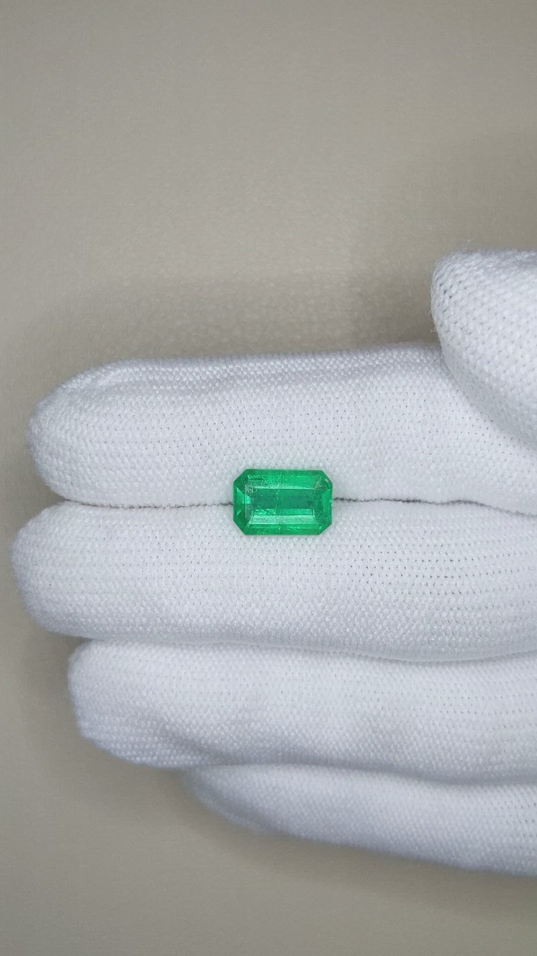 2.23 Ct. Emerald from Zambia Size Video