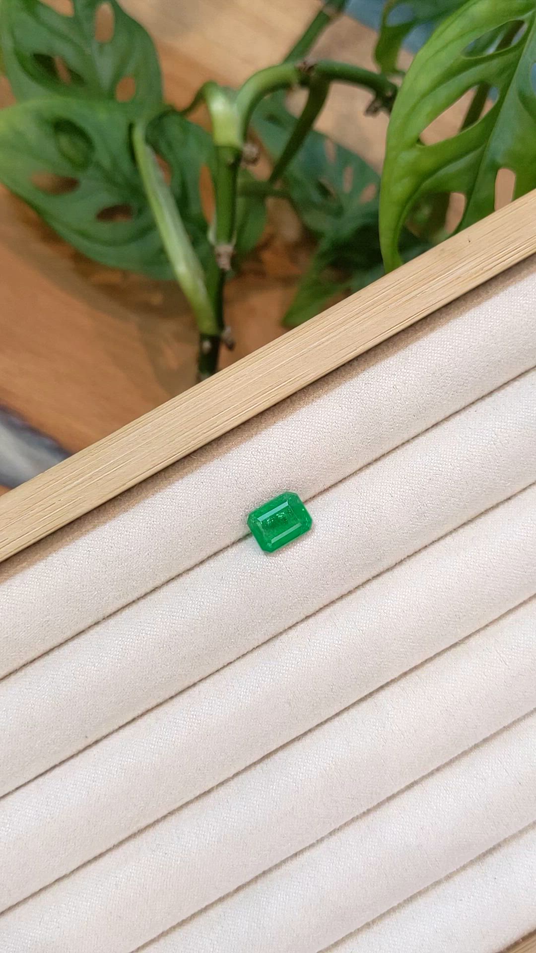 2.59 Ct. Emerald from Zambia Size Video