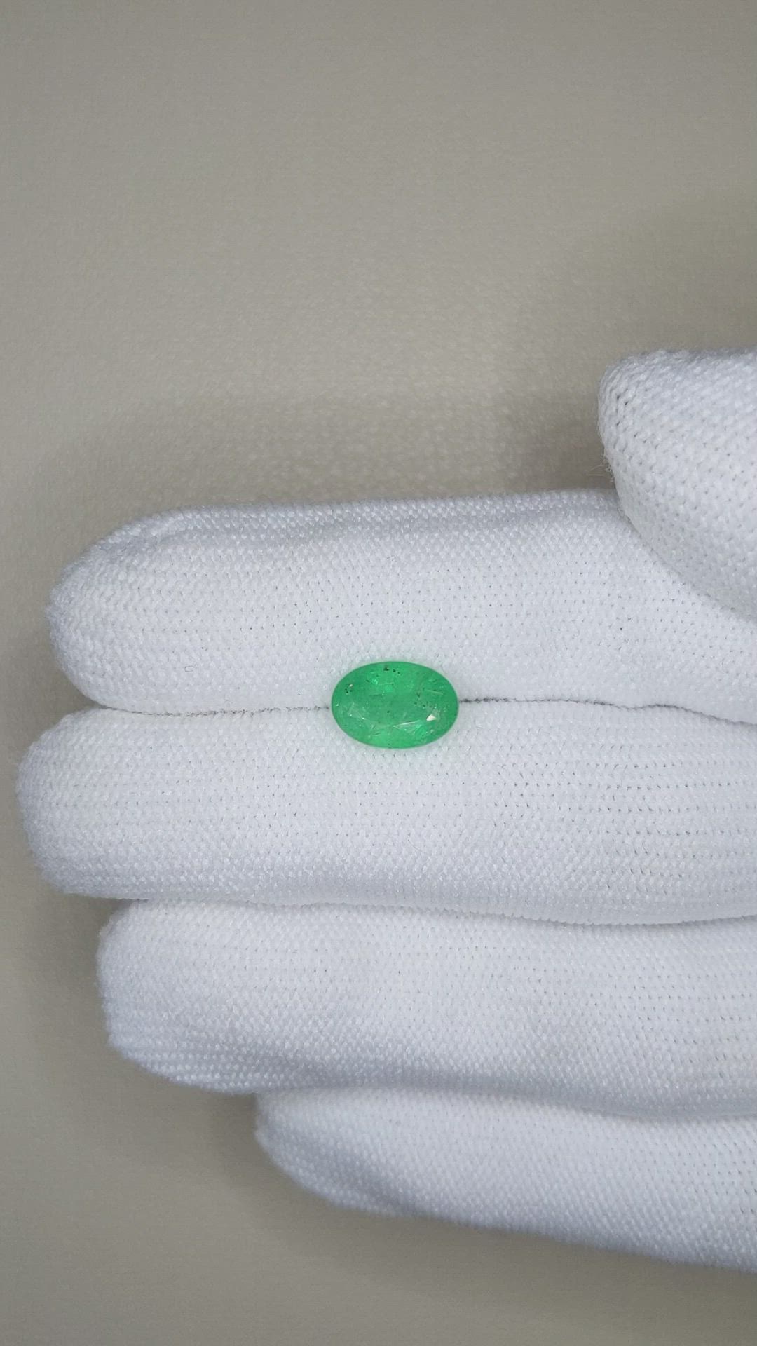 1.74 Ct. Emerald from Zambia Size Video