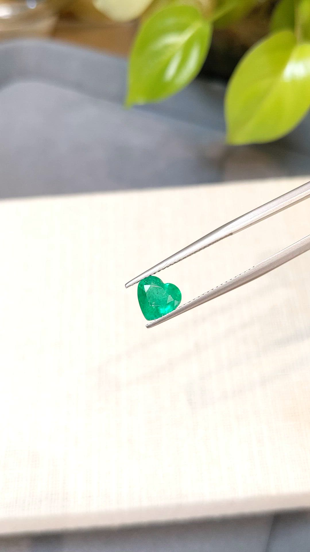 1.43 Ct. Emerald from Zambia Size Video