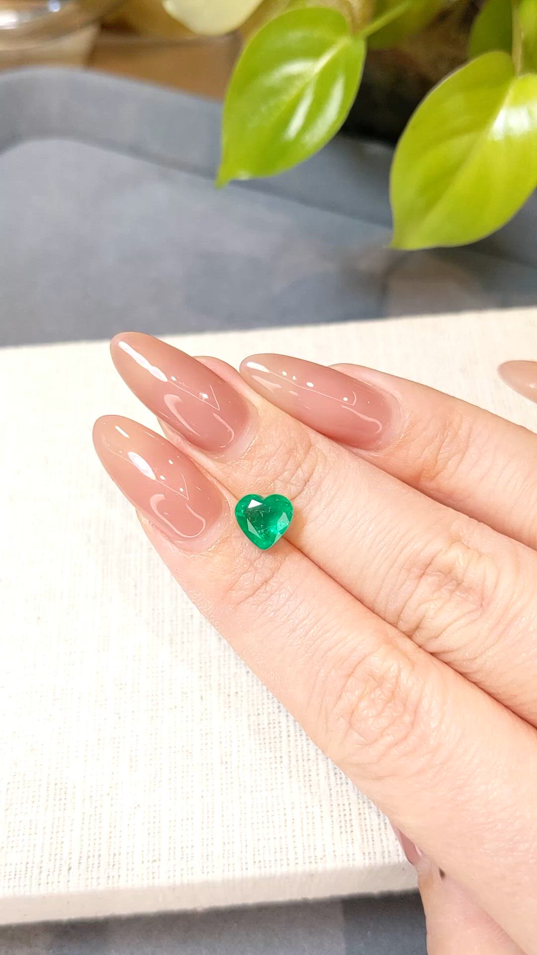 1.43 Ct. Emerald from Zambia Size Video