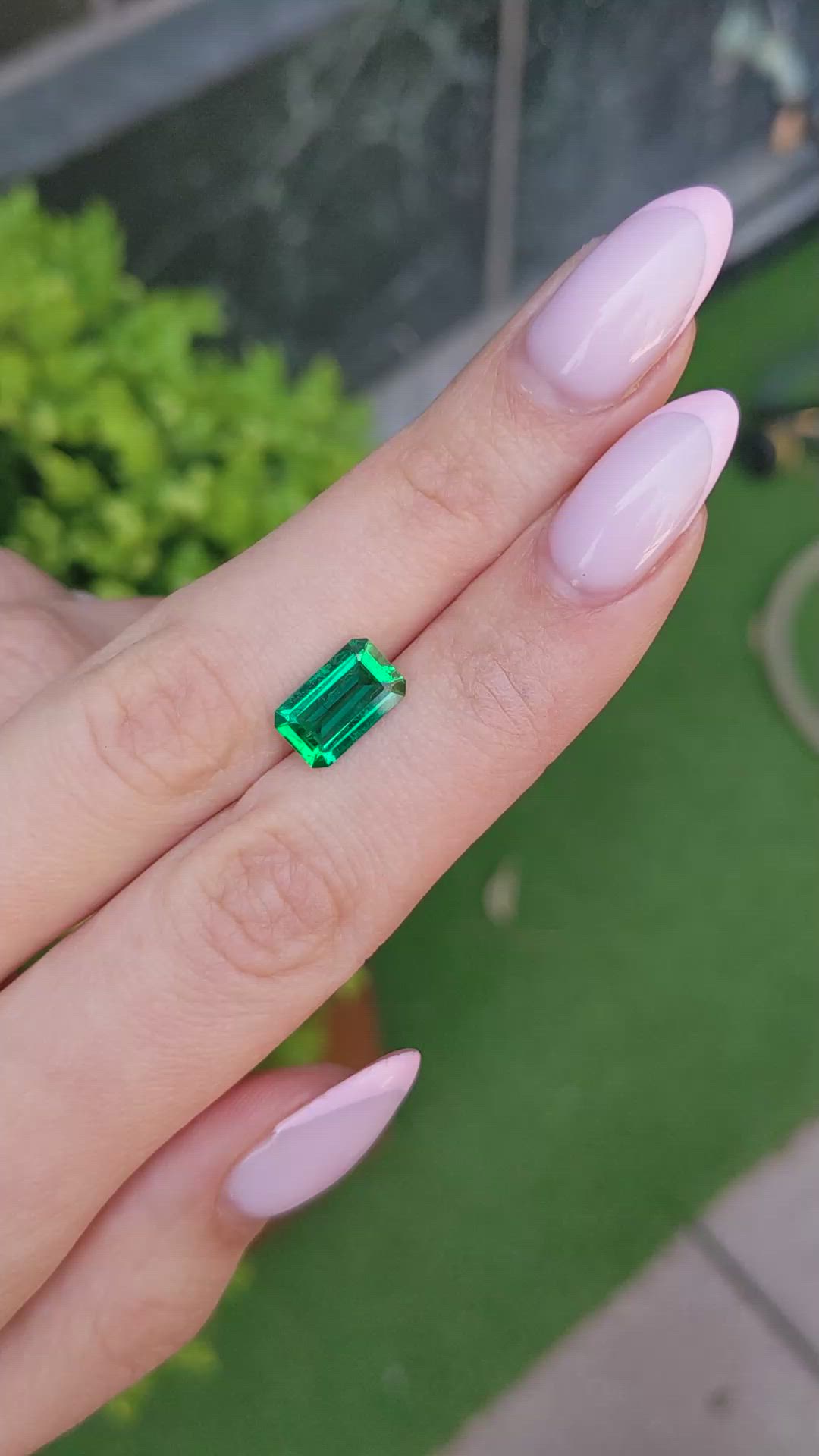 2.05 Ct. Emerald from Zambia Size Video