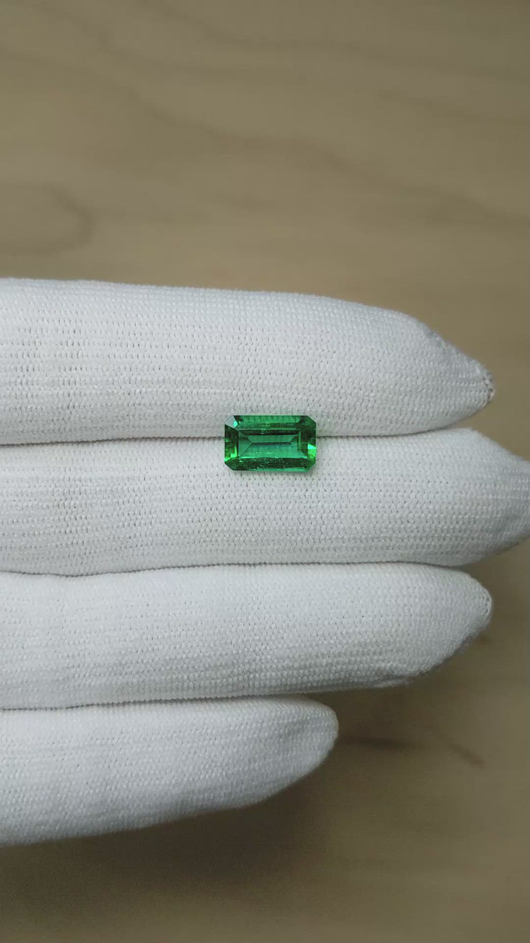 2.05 Ct. Emerald from Zambia Size Video