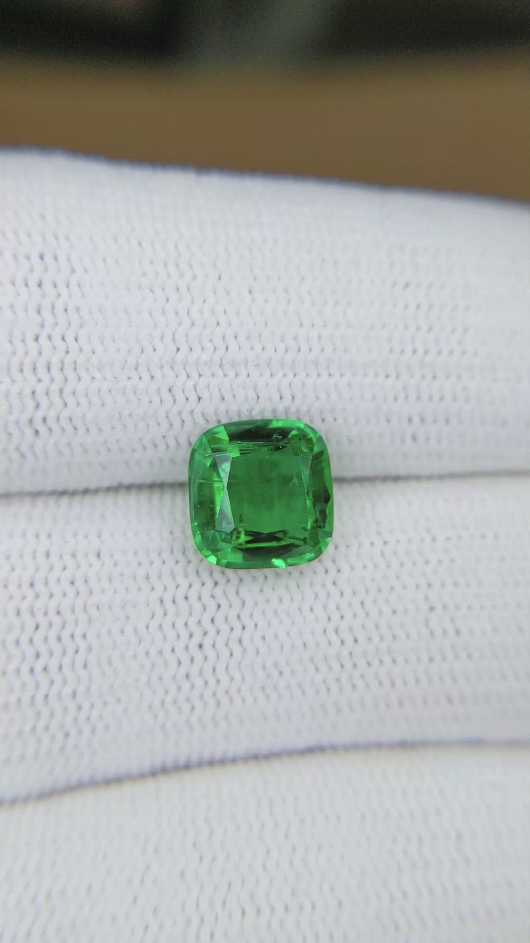 2.43 Ct. Emerald from Zambia Size Video