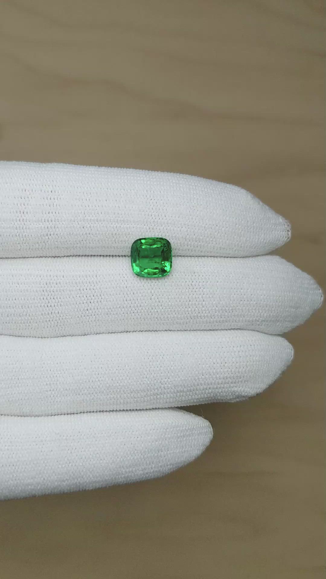 2.43 Ct. Emerald from Zambia Size Video