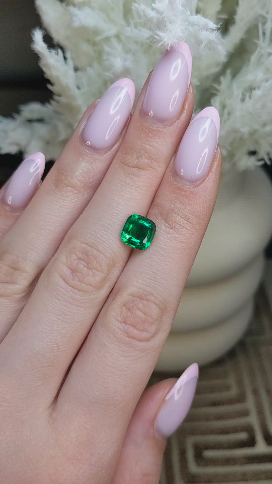 2.43 Ct. Emerald from Zambia Size Video