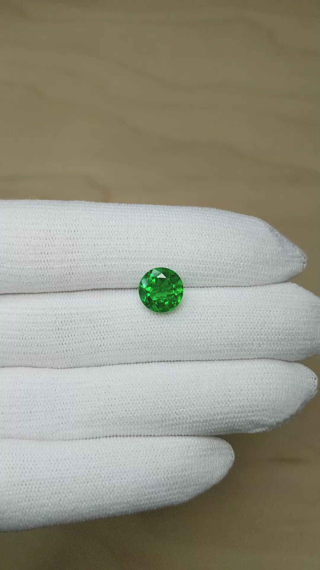 2.90 Ct. Emerald from Zambia Size Video