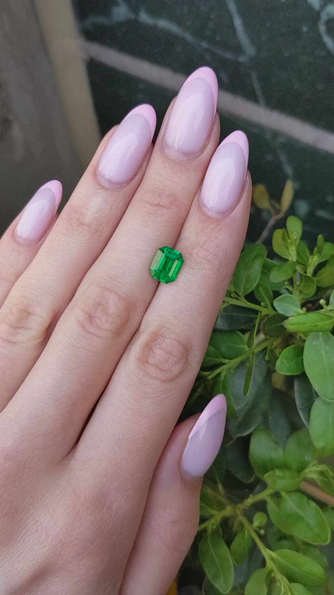 1.87 Ct. Emerald from Zambia Size Video