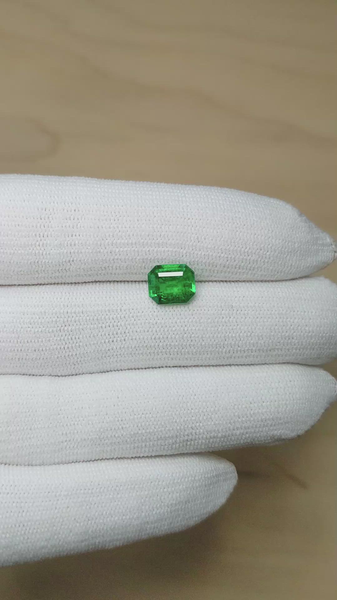 1.87 Ct. Emerald from Zambia Size Video