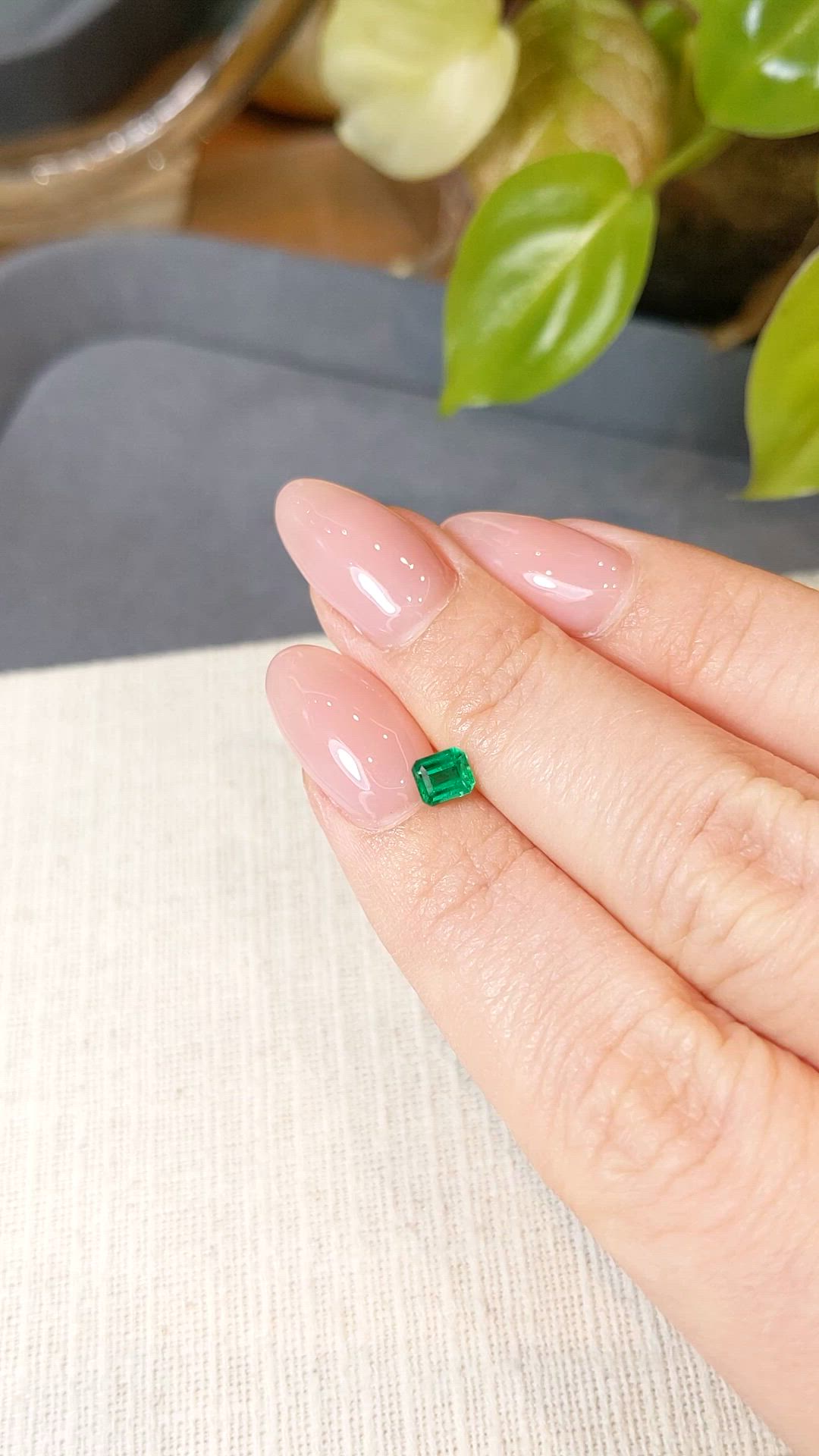 0.36 Ct. Emerald from Afghanistan Size Video