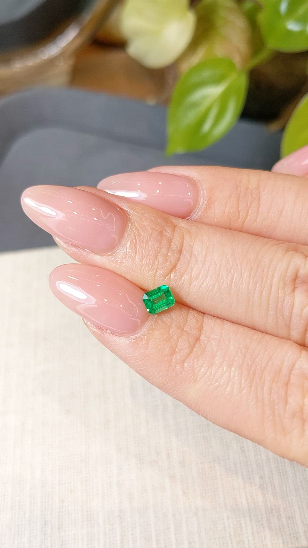 0.44 Ct. Emerald from Afghanistan Size Video