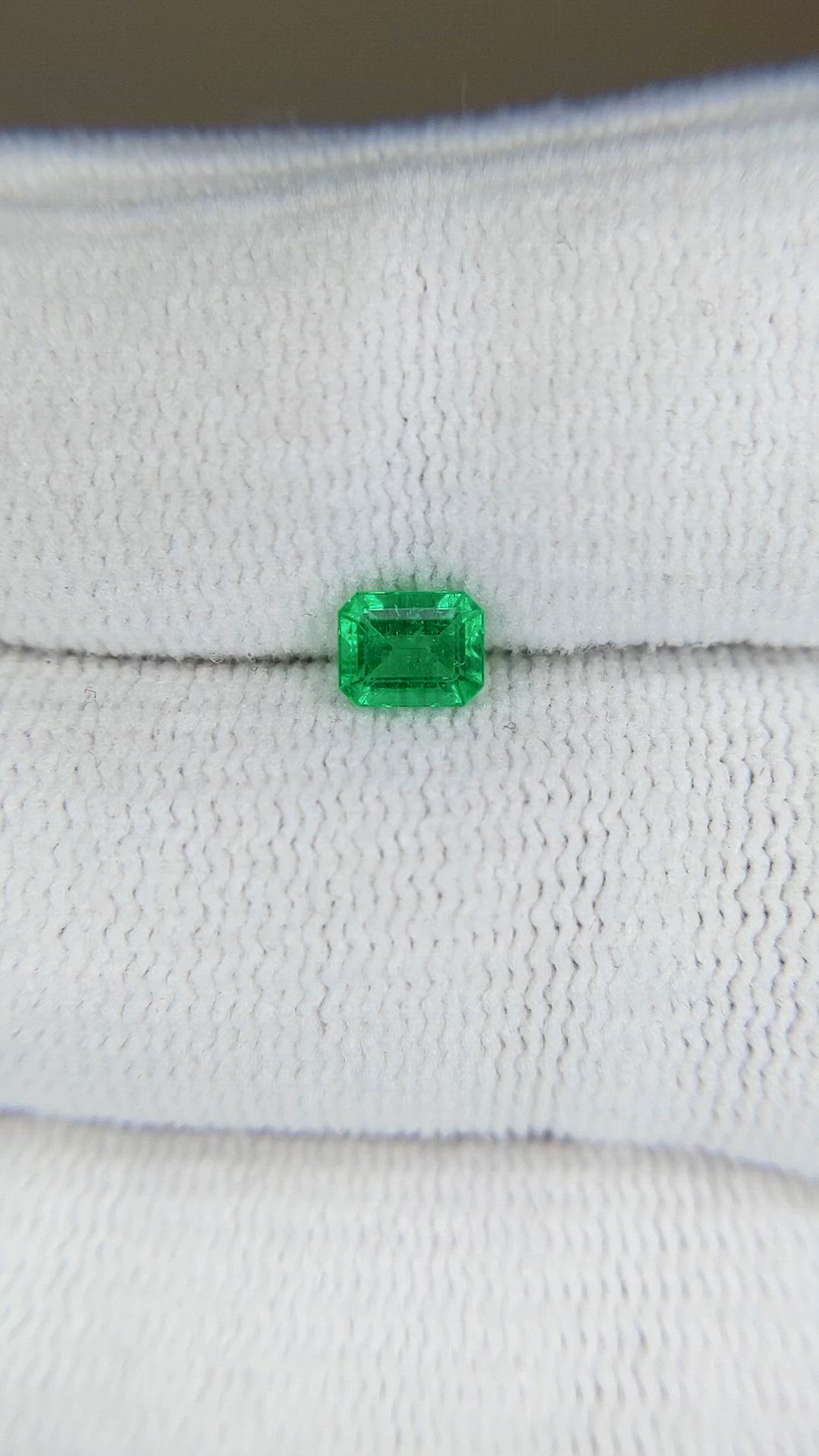 0.44 Ct. Emerald from Afghanistan Size Video