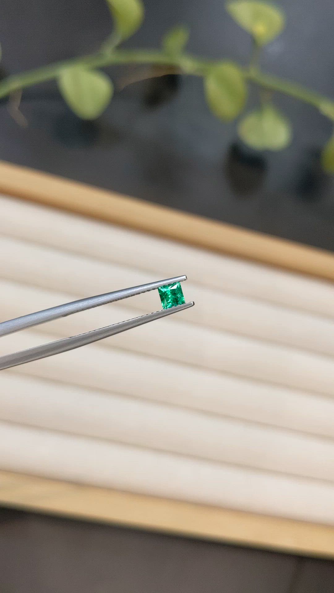 0.18 Ct. Emerald from Afghanistan Size Video