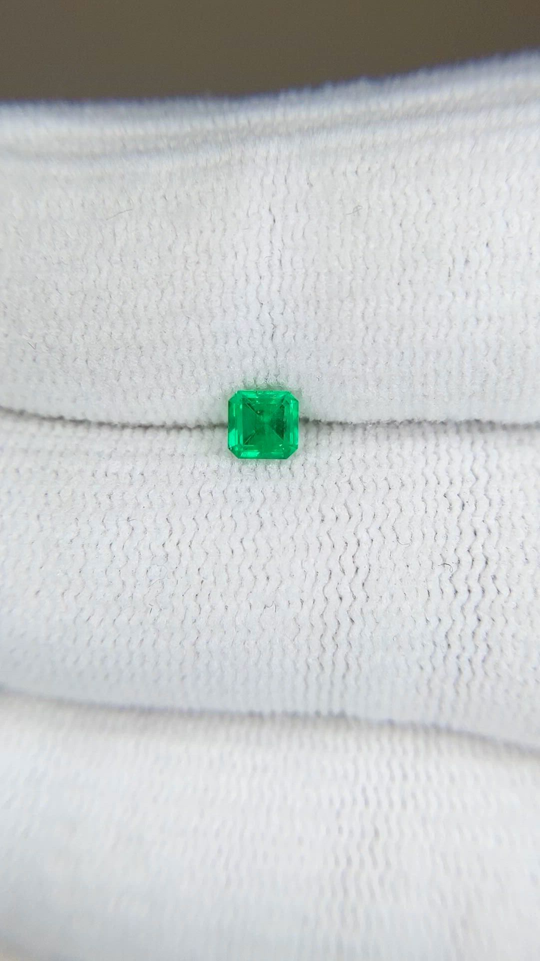 0.26 Ct. Emerald from Afghanistan Size Video