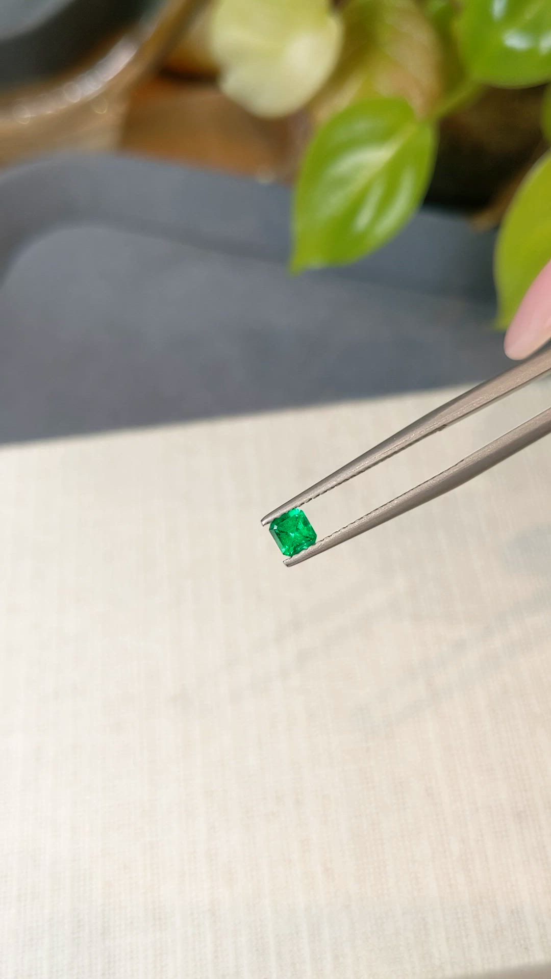 0.26 Ct. Emerald from Afghanistan Size Video