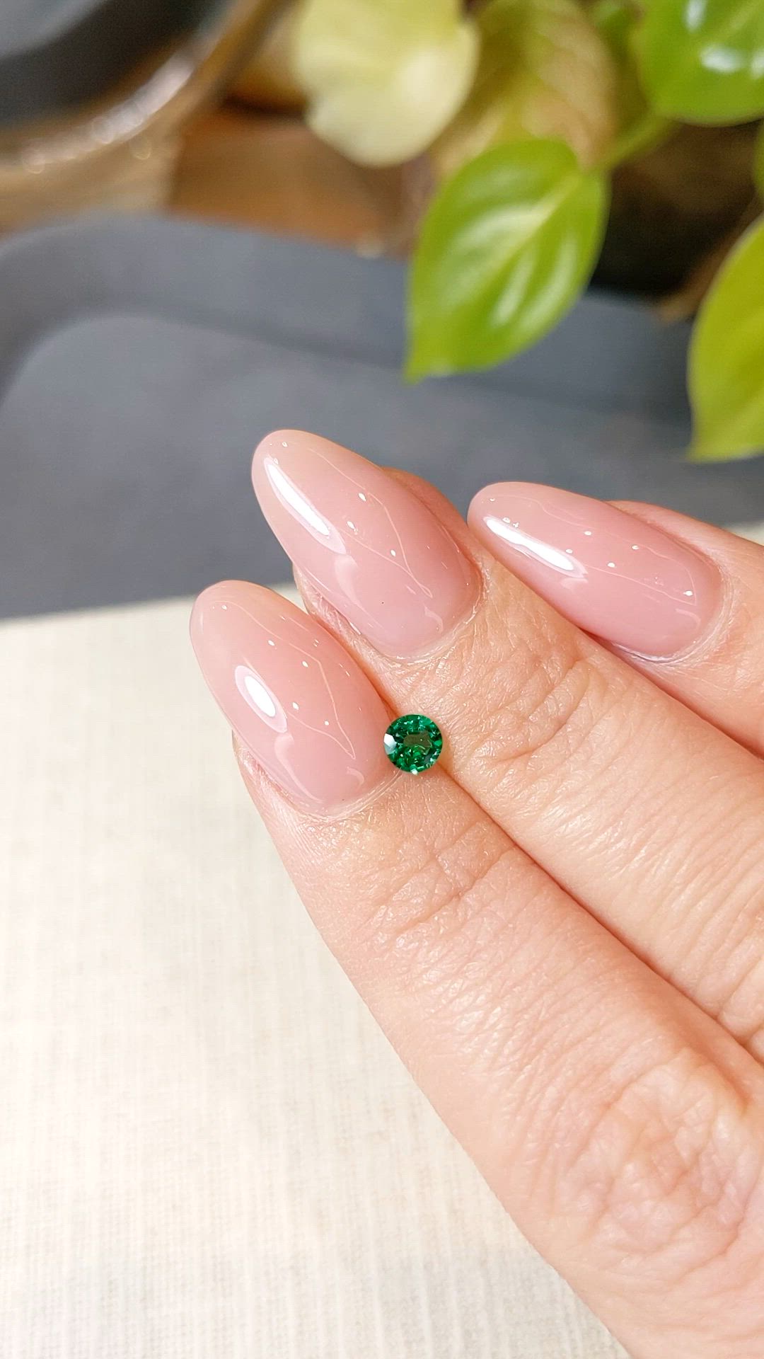 0.22 Ct. Emerald from Afghanistan Size Video