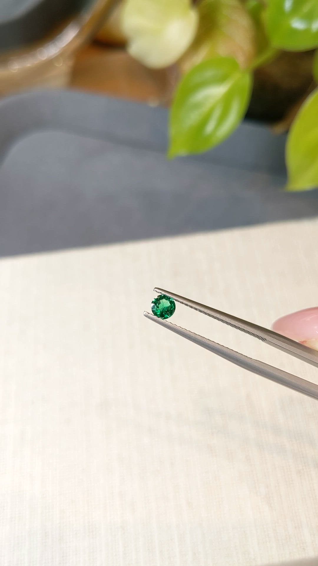 0.22 Ct. Emerald from Afghanistan Size Video