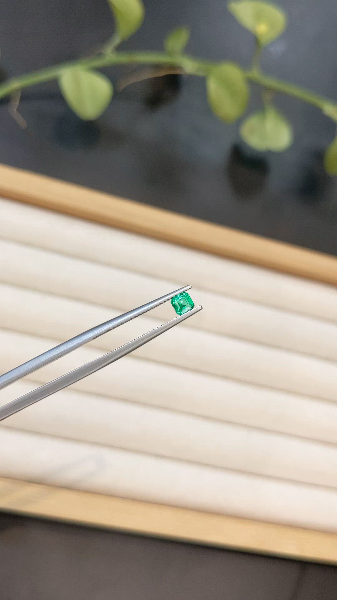 0.32 Ct. Emerald from Afghanistan Size Video