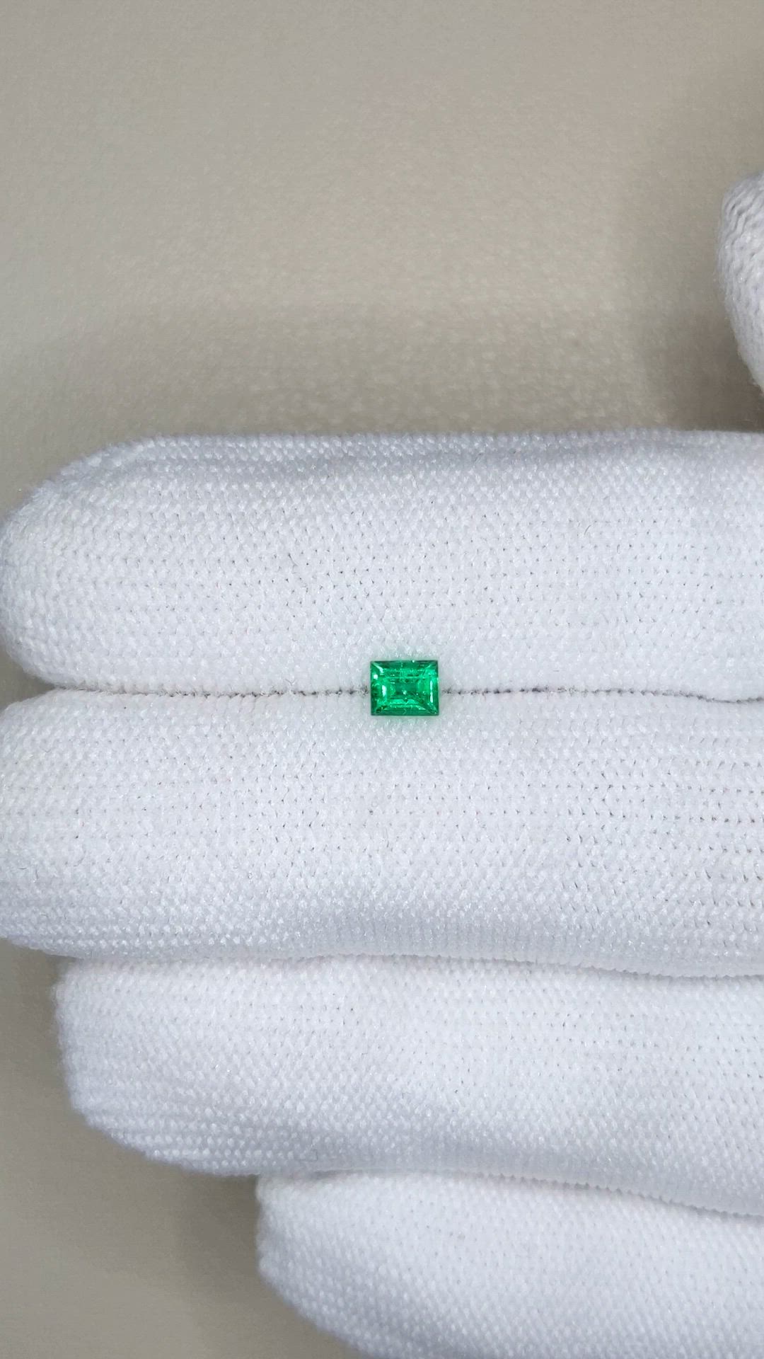 0.26 Ct. Emerald from Afghanistan Size Video