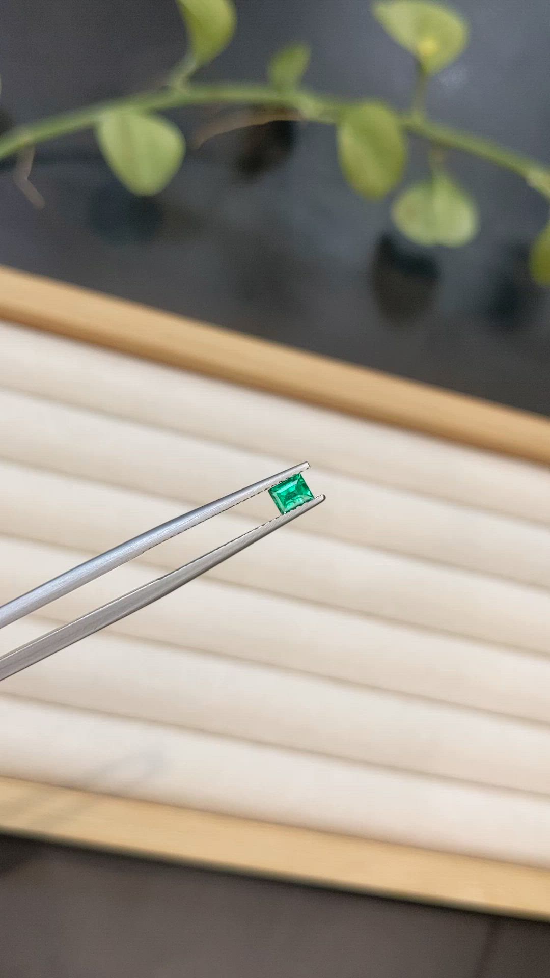 0.26 Ct. Emerald from Afghanistan Size Video