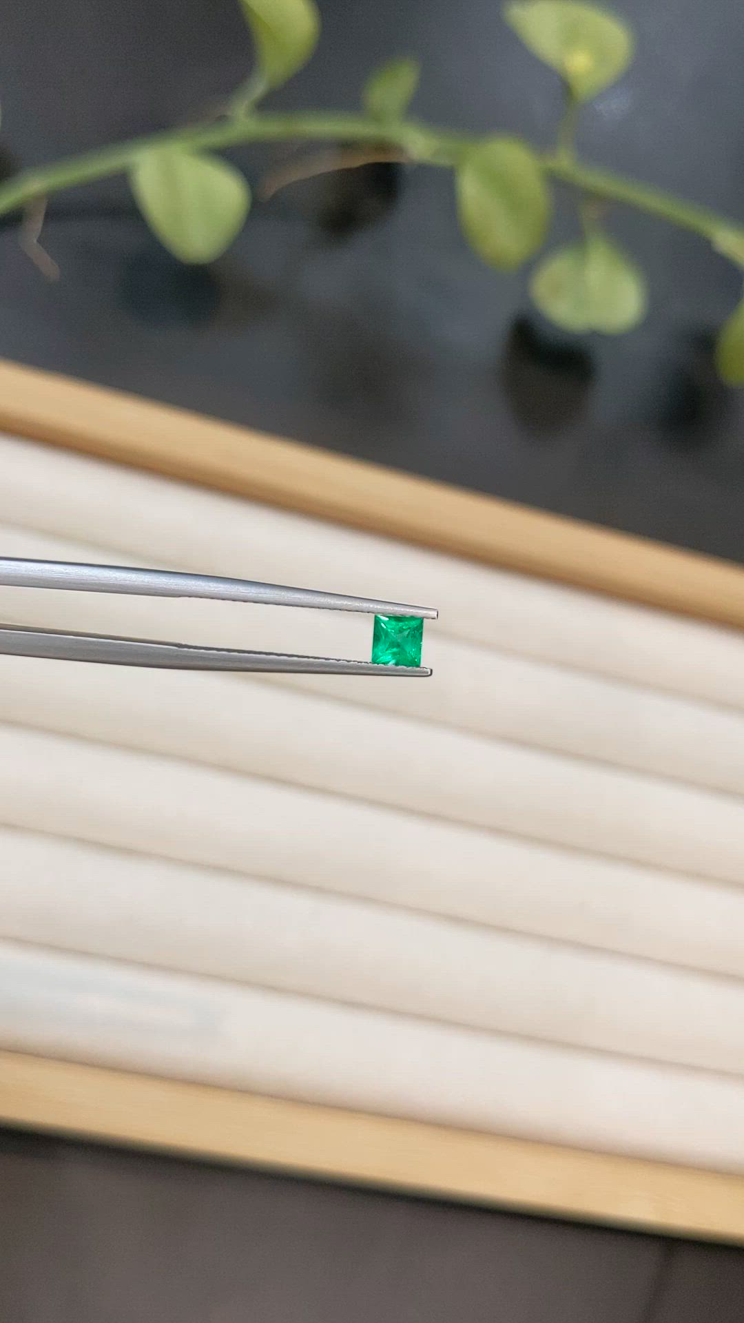 0.26 Ct. Emerald from Afghanistan Size Video