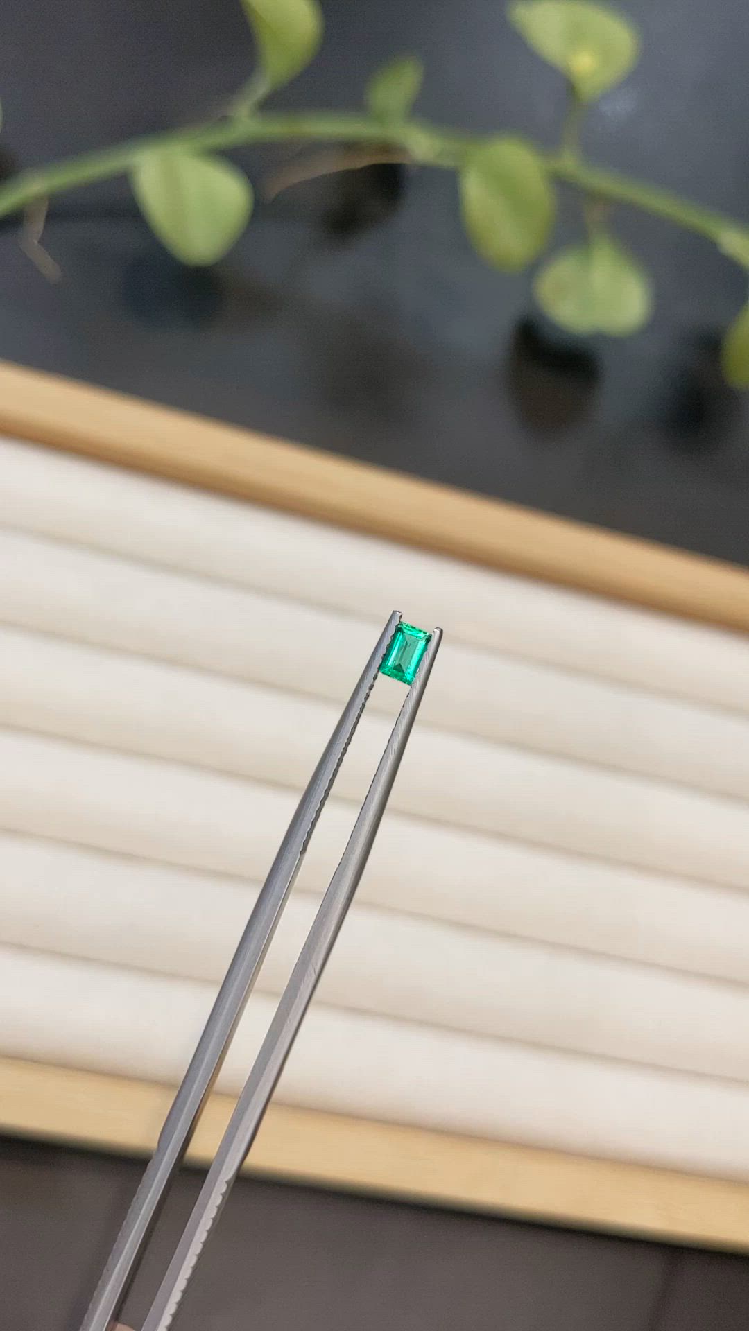 0.16 Ct. Emerald from Afghanistan Size Video