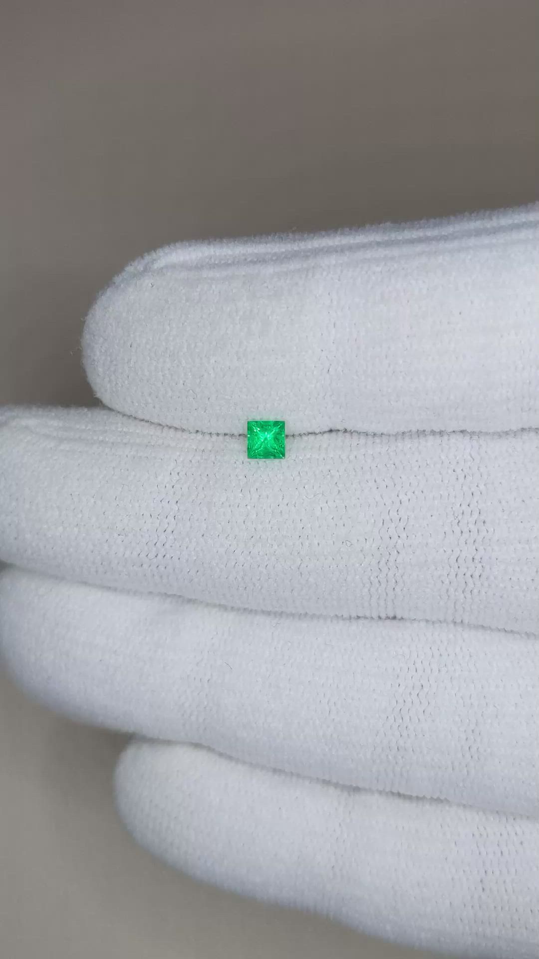 0.17 Ct. Emerald from Afghanistan Size Video