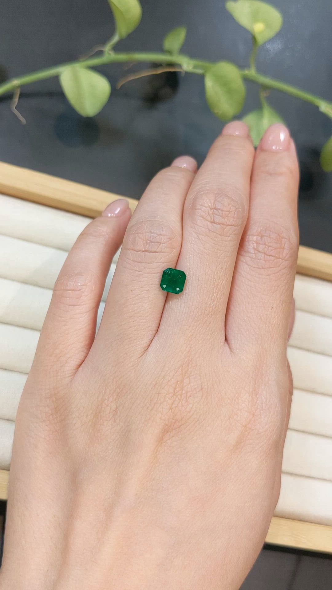 1.07 Ct. Emerald from Afghanistan Size Video