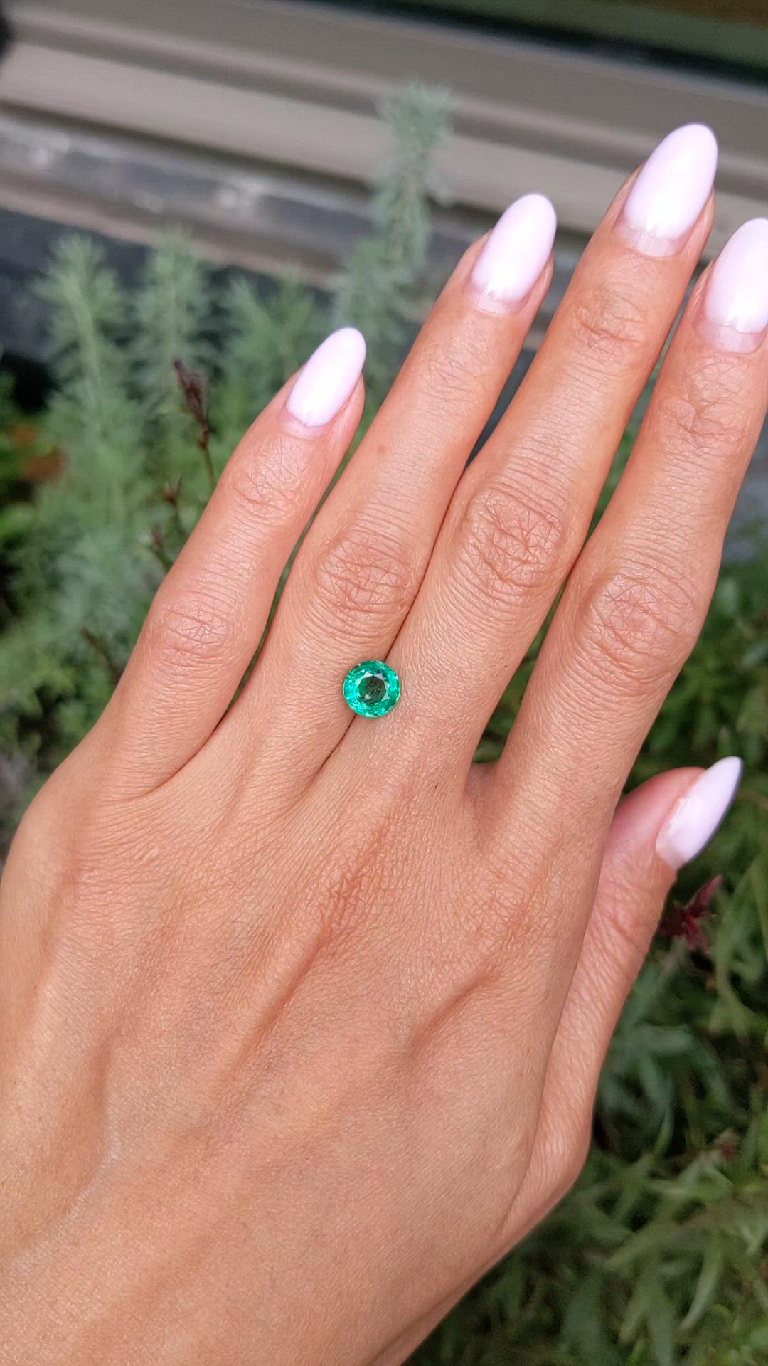 1.43 Ct. Emerald from Zambia Size Video