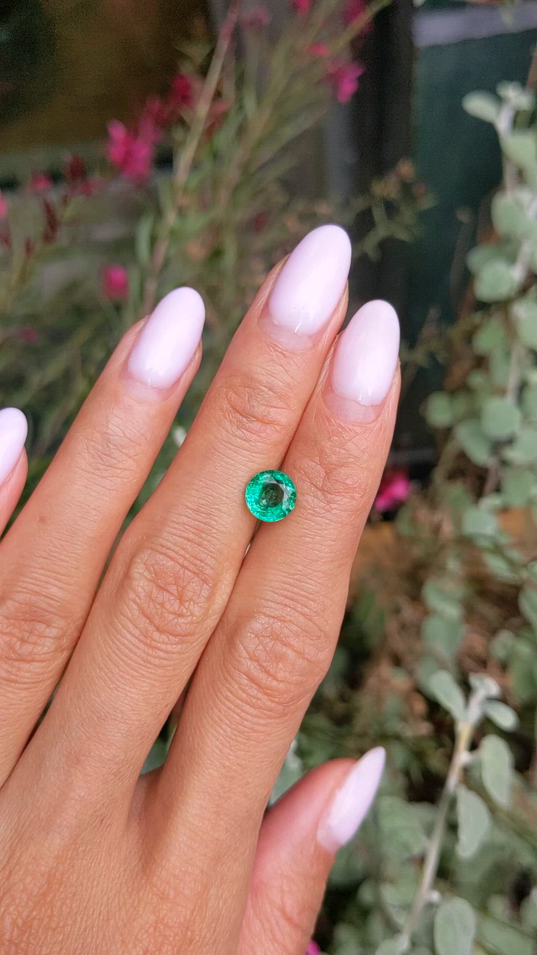 1.43 Ct. Emerald from Zambia Size Video
