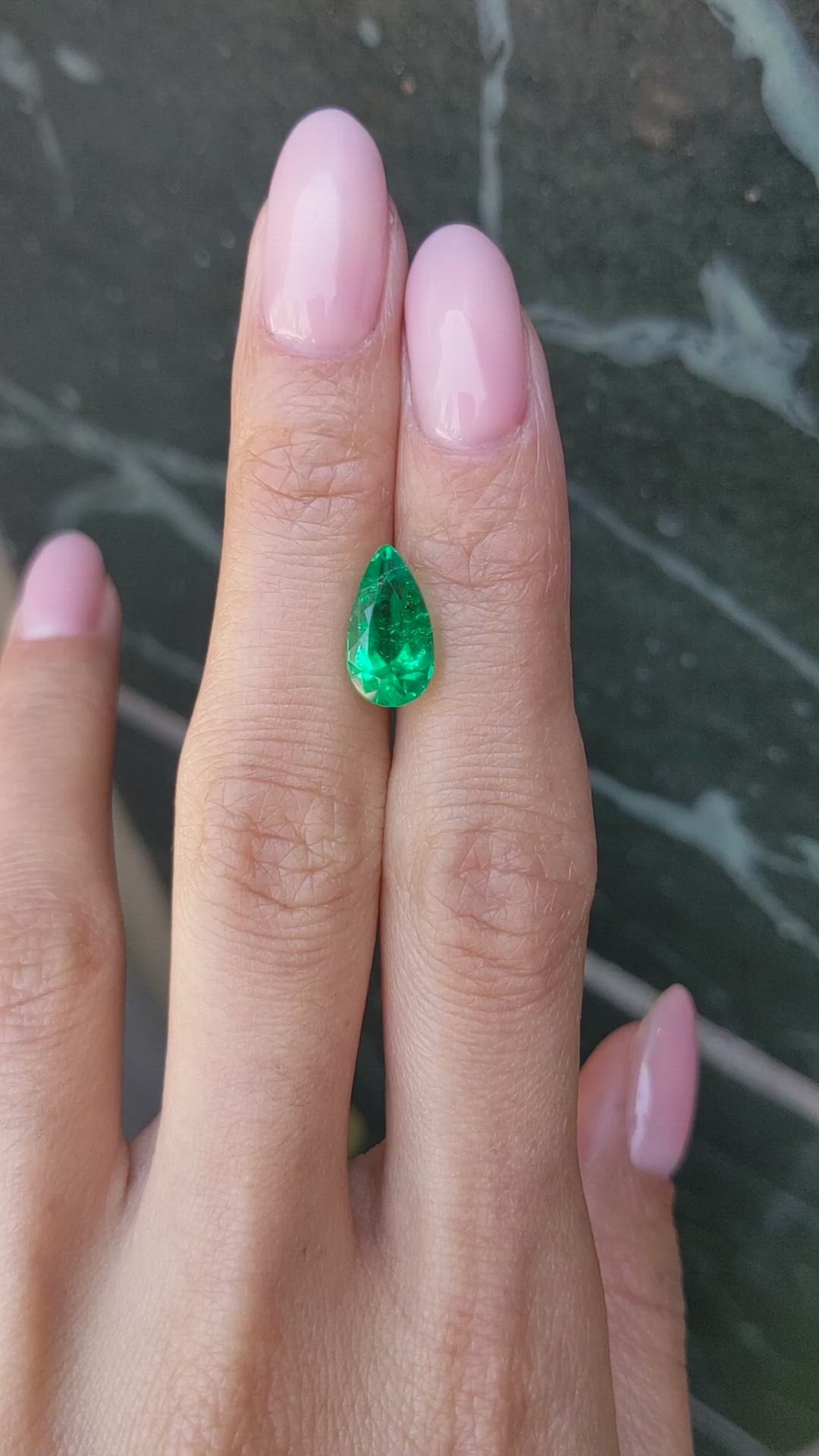3.09 Ct. Emerald from Colombia Size Video