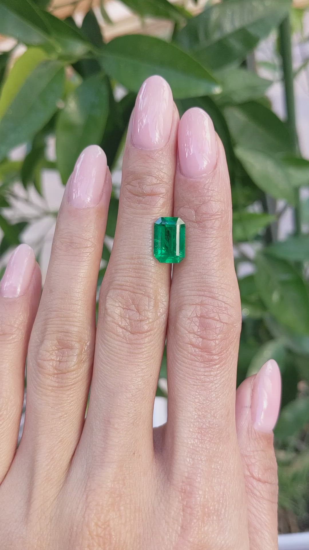 3.14 Ct. Emerald from Zambia Size Video