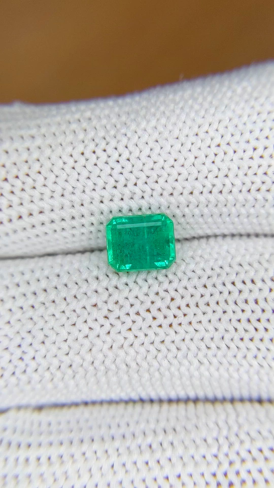 1.15 Ct. Emerald from Zambia Size Video