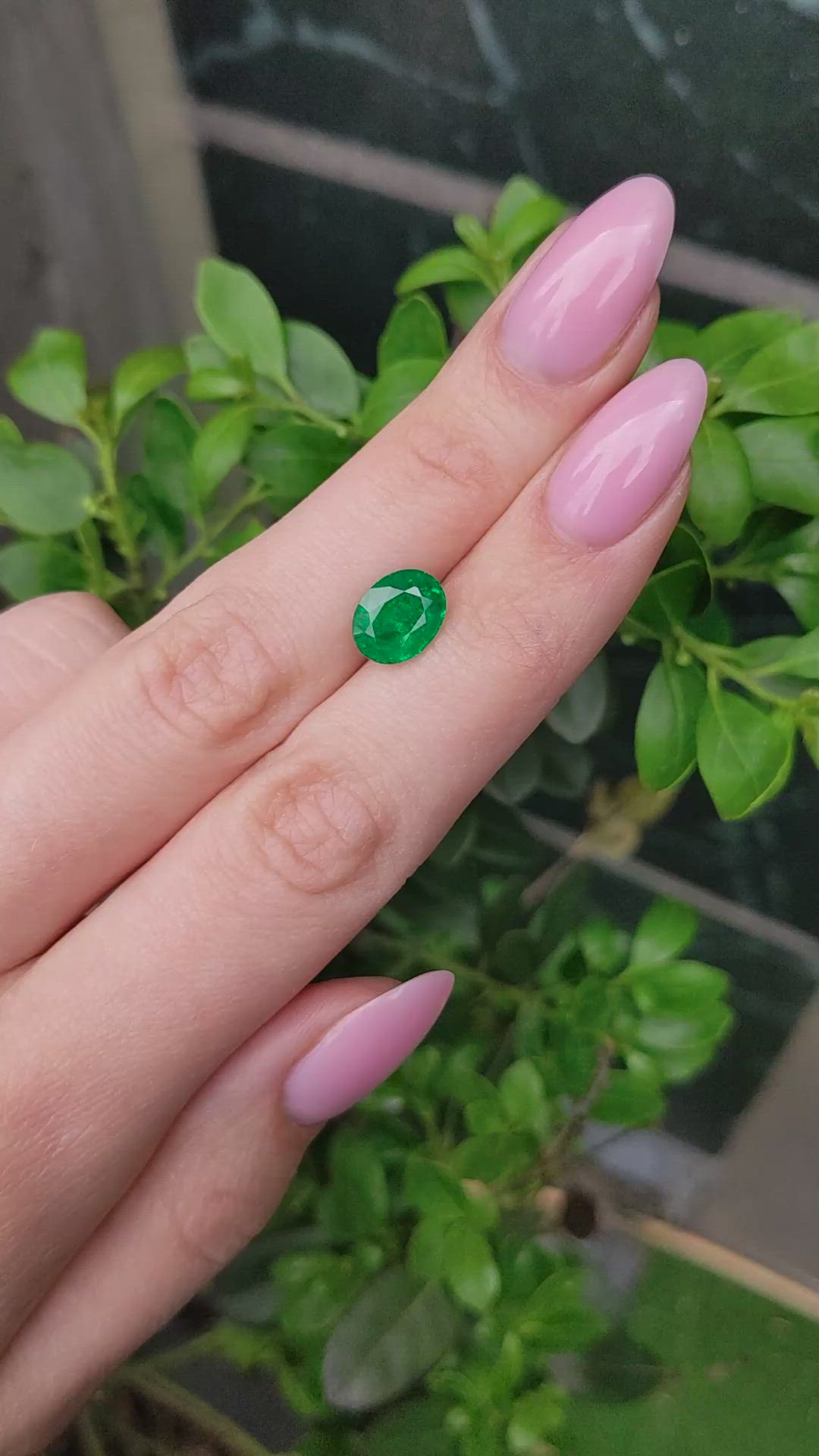2.26 Ct. Emerald from Zambia Size Video