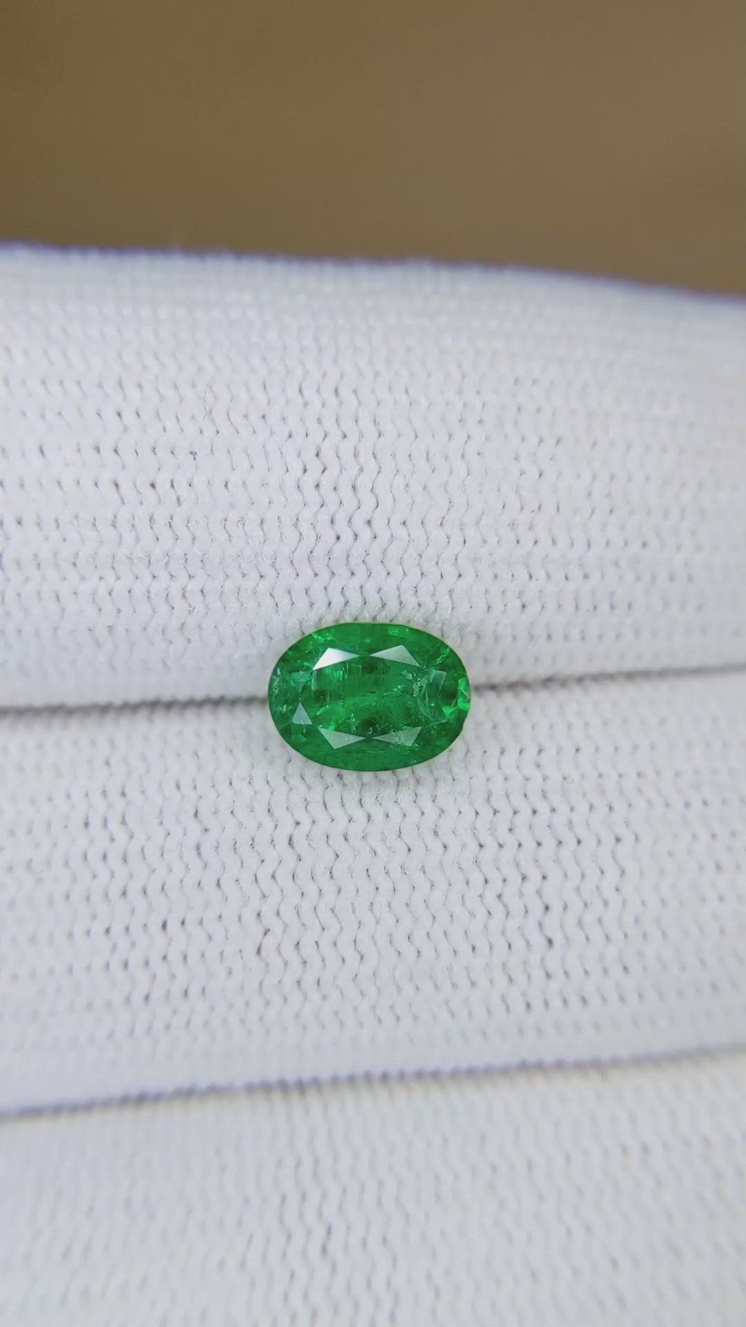 1.12 Ct. Emerald from Zambia Size Video